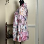 SheIn Casual Vintage Flower Print Blazer Photo 3