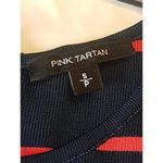 Pink Tartan Dress Striped Stretch Knee length Bodycon Blue Red Golf Size Small Photo 8