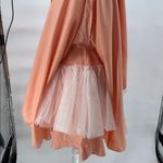 JJ's House JJ’s House Coral Tulle Lace Embroidered Fit Flare Dress Spaghetti Strap US 2 Photo 8