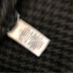 Lou & grey  Womens Pullover Tunic cowlneck dress houndstooth black & gray size s Photo 9