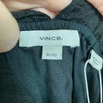 Vince  Black Smocked V Neck Midi Dress Sz.XL NWT Photo 7