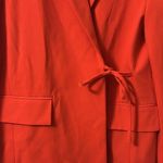 ZARA Orange Oversized Wrap Blazer(Size XS/S) Photo 4