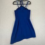 Amanda Uprichard Amanda‎ Uprichard Odean New York Blue Dress Sleeveless Asymmetrical Mini Party S Photo 7