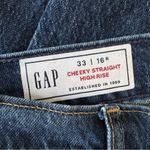 Gap  Button Fly High Rise Cheeky Straight Jeans Size 16 R Photo 12
