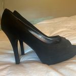 Candie's Black Open Toe Pumps Photo 0