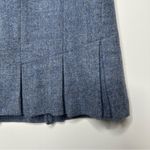 Talbots  Blue Wool Herringbone Skirt Suit Blazer & Skirt Set Size 14 Photo 6