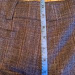 Carlisle  Wool Blend Pants Women Size 6 Brown Straight Leg Trouser Tweed Lined Photo 6