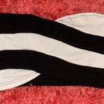 SheIn  Black and White Striped Top Photo 0