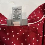 Catherines  Red White‎ Dots Long Sleeve Button Front Cotton Shirt 4X Photo 10