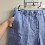J.Crew NWT  Tall Harbor 100% Linen Pants Blue Size ST Small Tall Style CH855 Photo 5