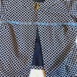 Charter Club Women’s blazer  size medium navy blue and white star pattern Photo 4