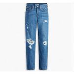 Levi's Levi’s low pro straight distressed dark wash jeans 27 Photo 14