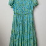 Likely Chloe Crinkled Floral Chiffon Midi Maxi Dress Size: 6 Photo 9