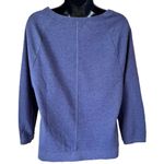 Victoria's Secret Victoria’s Secret Blue Sequin Logo Sweatshirt Photo 7