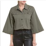 Jack by BB Dakota | Raw Hem Crop Olive Jacket NWT Photo 0