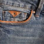 White House | Black Market The Skimmer Lace Up Ankle Jeans Size 4 Dark Wash Photo 4