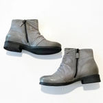 Miz Mooz  New York Sallie Gray Button Ankle Boot Women’s 40 Wide Boots New In Box Photo 1