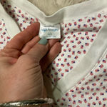 French Dressing T Shirt Cotton Pajamas Flag Print XS/S Short Sleeve‎ Pocket White Photo 3