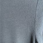 Three Dots  Blue Cowl Neck Long Sleeve Stretch Ribbed Blouse Top Size Xs X-small Photo 10