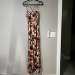 Katie May Womens Maxi Dress Pink Daisy Tara Floral Sleeveless Gown Size L Photo 1