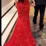 Portia And Scarlett Red Prom Gown Size 2 Photo 2