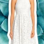 AQUA  BLOOMINGDALE’S M Lace High-Neck Sleeveless Mini Dress Photo 0