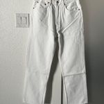 RE/DONE $285 NWT  WOMEN'S WHITE 90'S CROP LOW SLUNG SZ 26 Photo 2