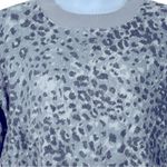 Aerie NWT Oversized Desert Grey Leopard Fleece Pullover Size Small Cozy Photo 6