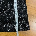 Allie Rose Sequin Dress Womens Size Small Black Party Cocktail Bell Sleeve NWT Photo 6