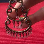 10 pair of vintage retro lavender and purple earrings EVC Photo 11