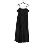 BIANCO Formal Maxi Dress Sparkle Straps Detail in Black Size 16 Photo 1