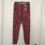 ASICS  Womens‎ Leggings S Pink 92 Love Core Train Printed Tight Athletic Yoga NWT Photo 2