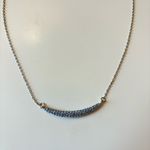 Lia Sophia  blue crystal necklace Photo 3
