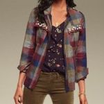 CAbi  Plaid Pearl Zip Collage Jacket - #3555 - M Photo 0