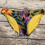 Aerie  Tropical Print Bikini Bottom - Yellow, Pink, Blue, Green Photo 0
