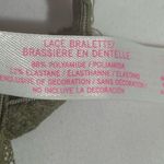 PINK - Victoria's Secret PINK BY VICTORIA SECERT LACE BRA BRALETTE M OLIVE GREEN NEW Photo 6