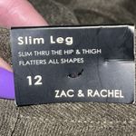 New Zac & Rachel Slim Leg Olive Green Corduroy Women's Pants Size 12 Stretch Photo 8