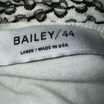 Bailey44 BAILEY‎ 44 Gobi Desert Cream & Black Sleeveless Rayon Bodycon Dress EUC Large Photo 8