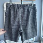 Brandy Melville John Galt  Houndstooth Plaid Cutoff Raw Hem Shorts Size XS-S Photo 7