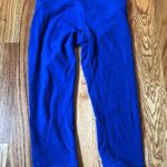 Lululemon reversible black / blue crop leggings Photo 1
