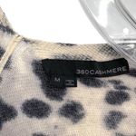360 Cashmere  Cozy Gray Ombré Leopard Open Front Cardigan Sweater Photo 2