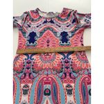 Jean Pierre Klifa Dress Size Small Pink Groovy Beach Resort Shift Midi Stretch Photo 7