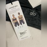 Alo Yoga NWT Lounge Bra Dark Heathered Grey Size XS Photo 5