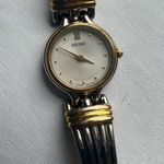 Seiko Ladies Wristwatch Two Tone Gold Tone Bracelet Style Vintage Photo 4