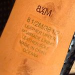 Arturo Chiang  Black White Leather High Heels Shoes Women’s Size 8.5 Open Toe Photo 10