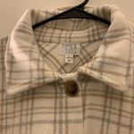Time And Tru  Women's Flannel Plaid Crop Jacket Shirt Shacket Size L 12-14 Photo 11