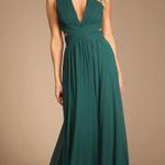 Lulus  Vivid Imagination Emerald Green Cutout Maxi Dress Weeding Bridesmaid Sz M Photo 0