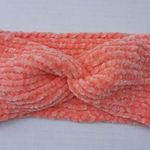 Handmade New Knitted Twisted Headband Ear Warmer Mango Chenille Handcrafted Photo 8
