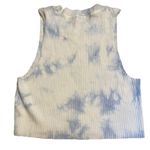 Aerie NWT Tie Dye Crop Tank Top in Size Large $35 MSRP blue white Photo 1