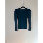 Free People  Long Sleeve Ribbed and Mesh Top Photo 3